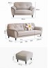 Miller Half Leather Sofa 3 Seater  200W 